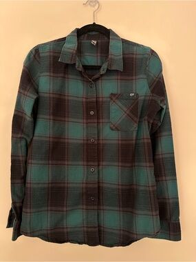 FOX Racing Plaid Button-Up Shirt Medium